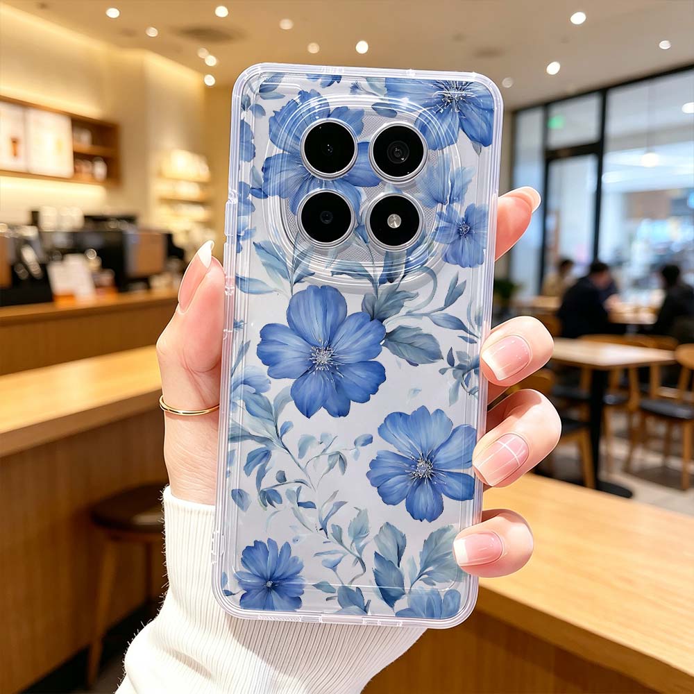 Xiaomi Poco X6 - Capa de Telefone com Padrão Floral