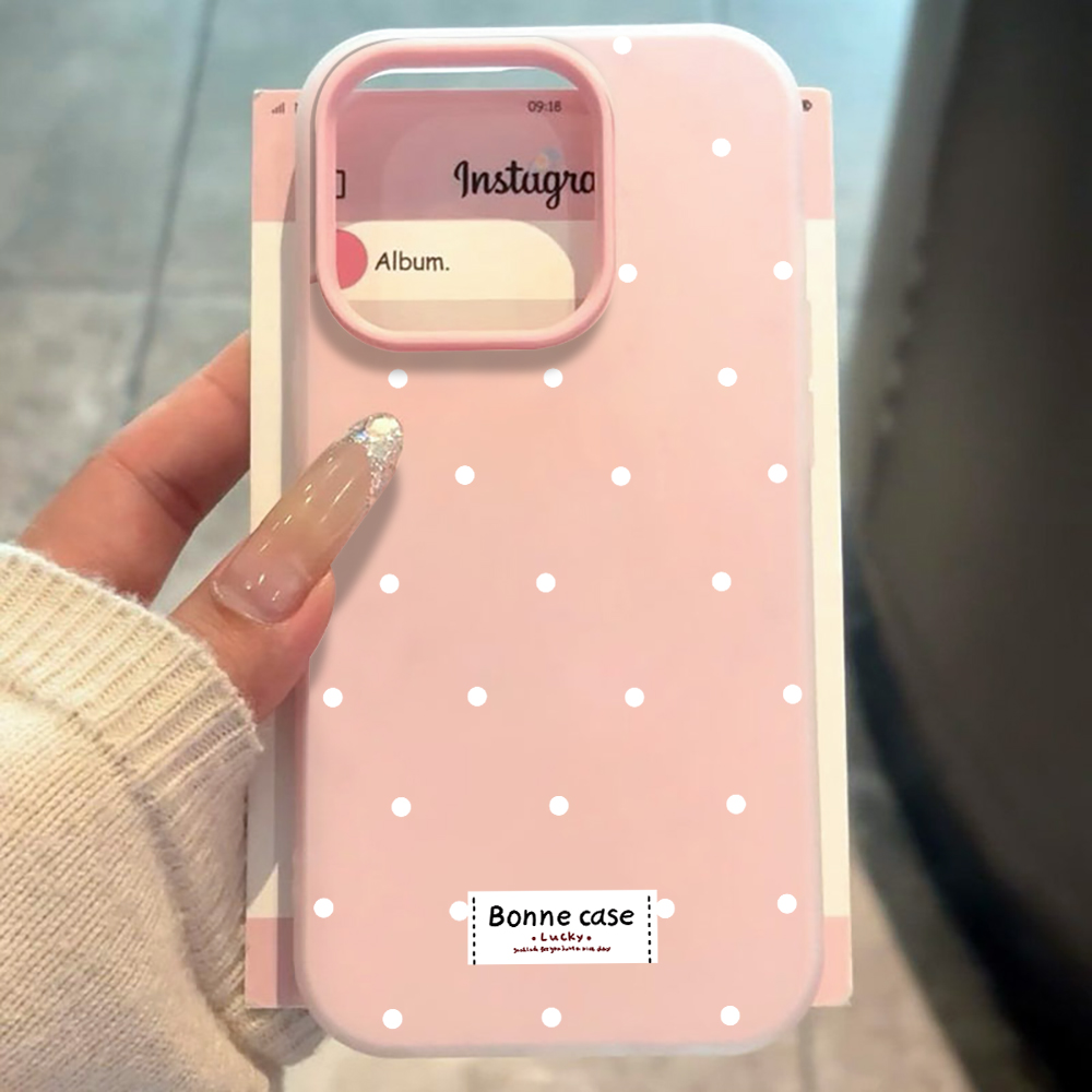 Samsung Galaxy A55 - Capa Antipoeira Francesa com Bolinhas Estilo