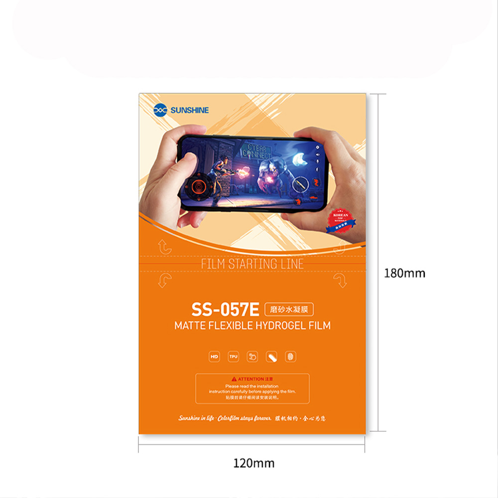 Flexible Tpu Film - SUNSHINE SS-057E Película de hidrogel TPU