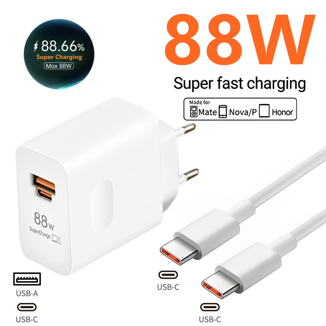 88w max usb a + c carregador s - Huawei Nova 12 avaliação e preço