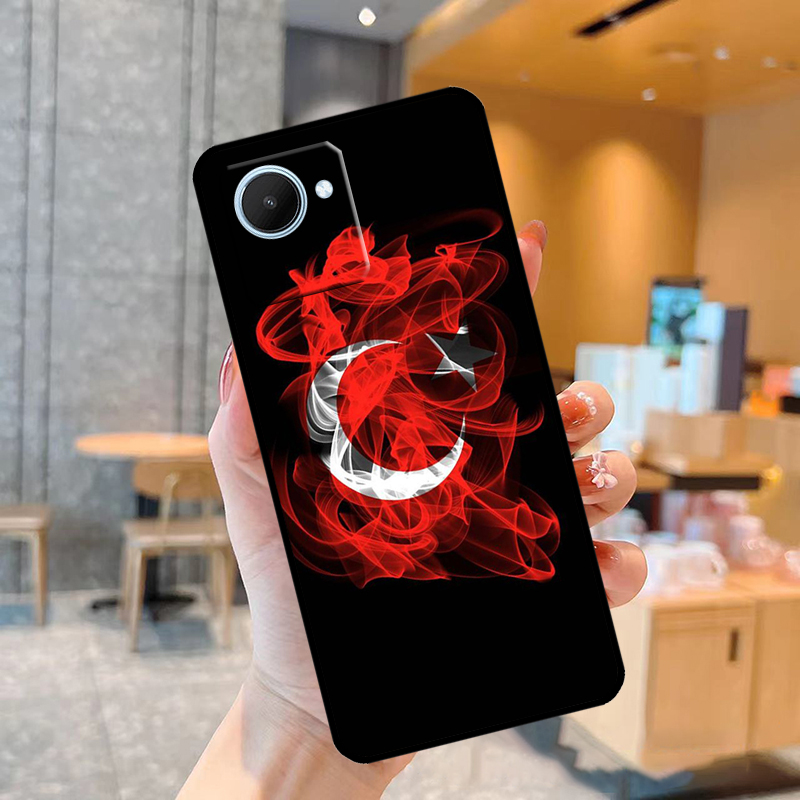 Capa com a bandeira da Turquia - Realme C67 avaliação e preço