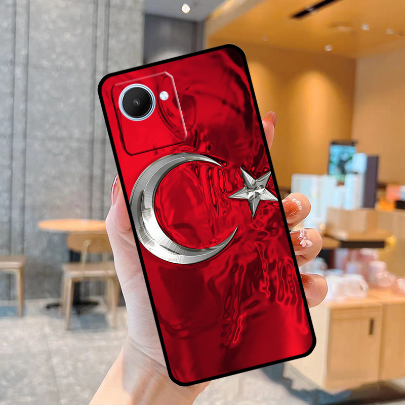 Capa com a bandeira da Turquia - Realme C67 avaliação e preço